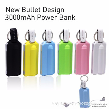Promotional 2017 Mobile Power Supply Mini Power Bank Built In Cable